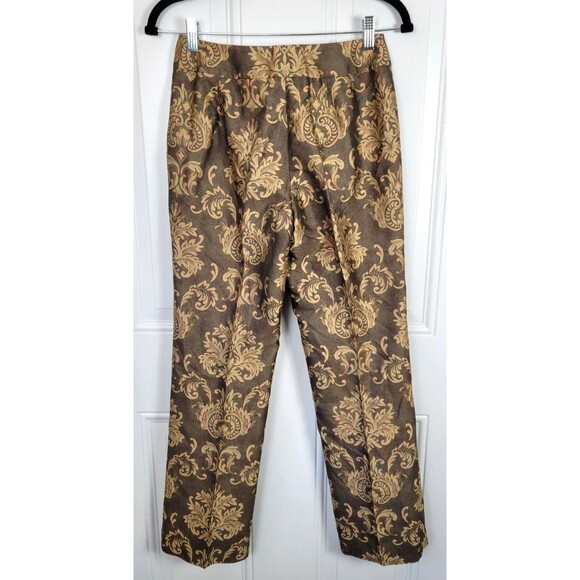 Talbots Vintage Silk & Wool Straight Leg Pants Size 2 Petite - Picture 6 of 6